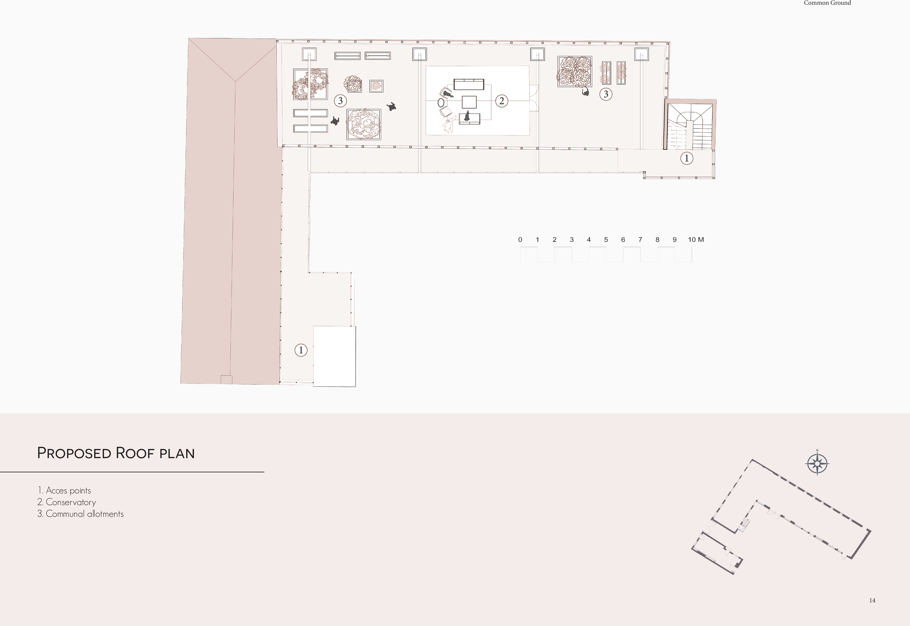 Proposed roof plan